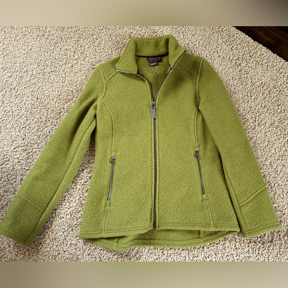 Ibex 100% Wool Jacket Women’s Size Small EUC